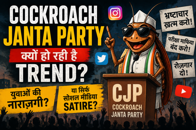 Cockroach Janta Party satire or protest