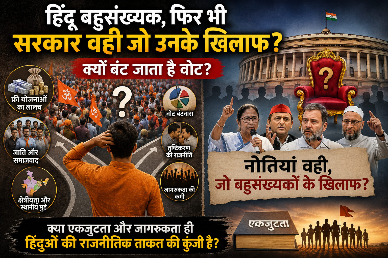 भारतीय राजनीति और वोट विभाजन
